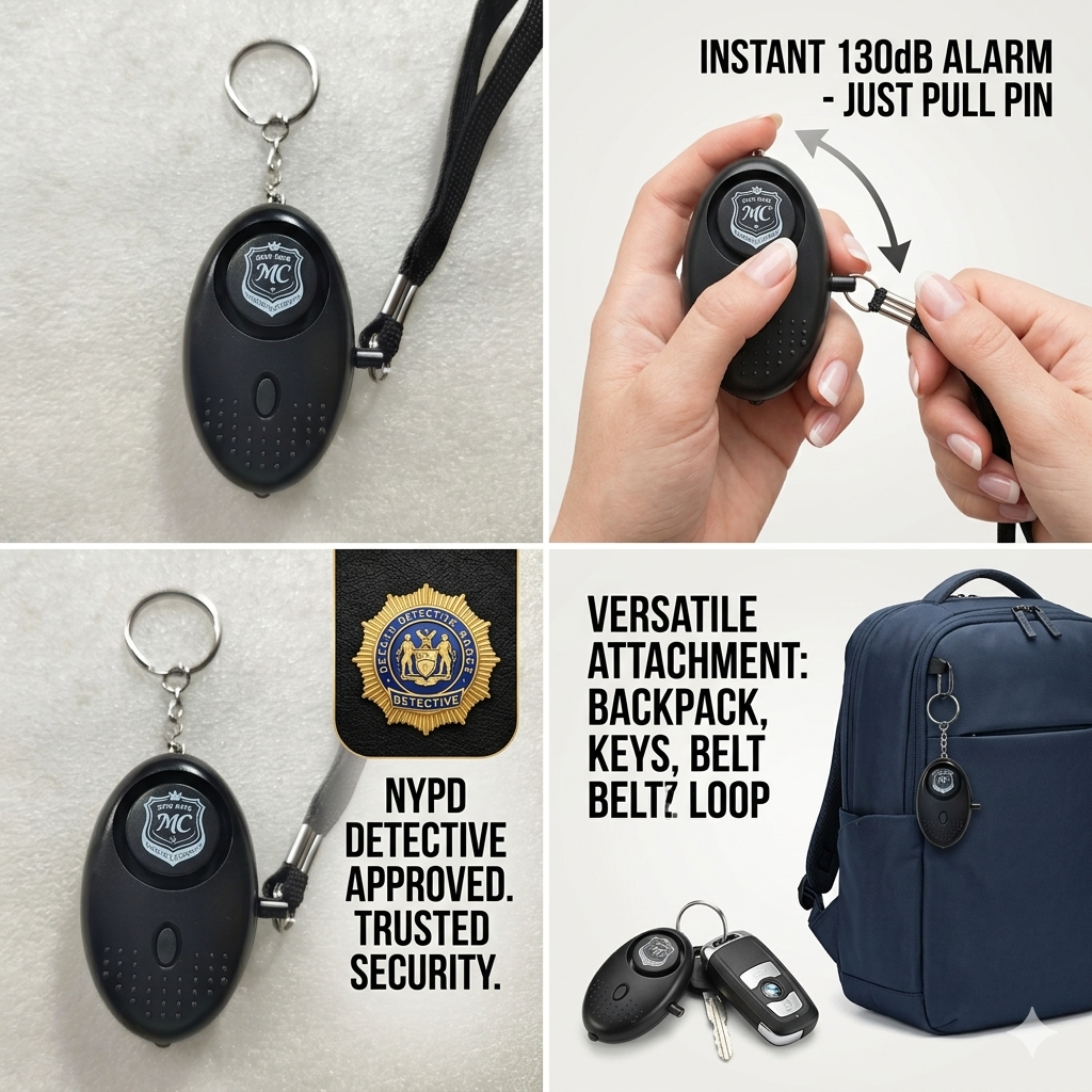 Personal Safety Alarm Keychain – Maxine’s Corner
Stay Safe, Stay Loud, Stay Confident.