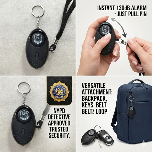 Personal Safety Alarm Keychain – Maxine’s Corner
Stay Safe, Stay Loud, Stay Confident.