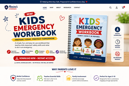 Kids Emergency Workbook