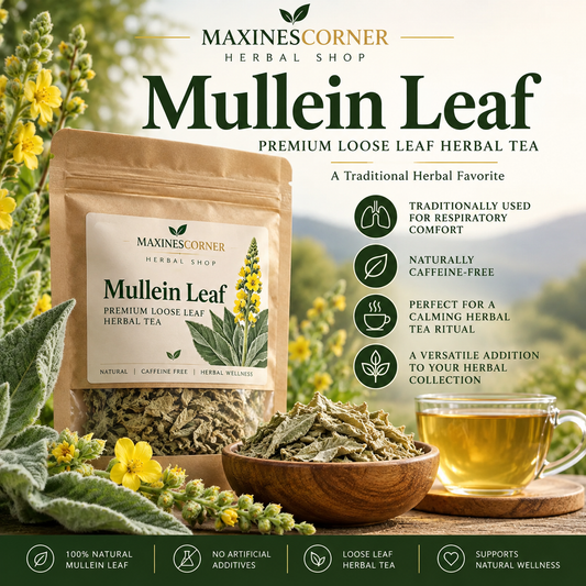 Organic Mullein Leaf | Loose Leaf Herbal Tea